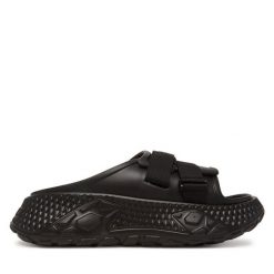Klapki Palladium. Czarne klapki Palladium, bez wzorów, bez obcasa. Za 219.99 zł.