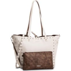 Torebka DESIGUAL - 18SAXPAN 1001. Białe torebki klasyczne Desigual, bez wzorów, ze skóry ekologicznej, bez dodatków. W wyprzedaży za 259.00 zł.