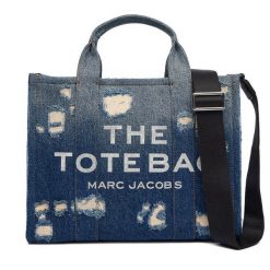 Torebka Marc Jacobs. Niebieskie torebki klasyczne Marc Jacobs, bez wzorów, bez dodatków. Za 2,429.00 zł.