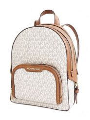 Michael Kors Skórzany plecak w kolorze karmelowo-kremowym - 25 x 30 x 15 cm rozmiar: onesize. Brązowe plecaki Michael Kors, bez wzorów, z materiału. Za 695.99 zł.