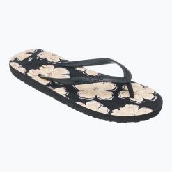 Japonki damskie Billabong Dama. Czarne klapki Billabong, bez wzorów, bez obcasa. Za 69.99 zł.