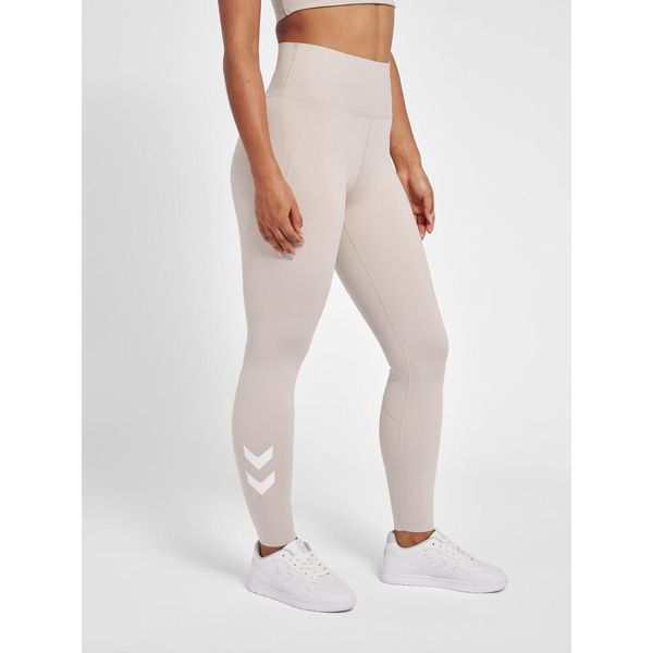Damskie wysokie legginsy Hummel MT Grace. Szare legginsy Hummel, xs, bez wzorów, z materiału. W wyprzedaży za 177.50 zł.