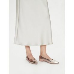Baleriny JENNY. Żółte baleriny Jenny, bez wzorów, bez obcasa. Za 99.99 zł.