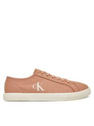 Calvin Klein Jeans Tenisówki Ess Vulc Low Cv Mg Wn YW0YW01762 Koralowy. Pomarańczowe trampki Calvin Klein Jeans, bez wzorów, z jeansu, bez zapięcia. Za 149.99 zł.