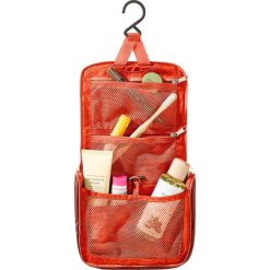 Kosmetyczka turystyczna Deuter Wash Center Lite I - papaya/redwood. Brązowe kufry i kosmetyczki Deuter, bez wzorów, bez dodatków. Za 114.99 zł.