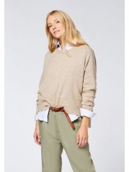 Polo Sylt Sweter w kolorze beżowym rozmiar: L. Brązowe swetry Polo Sylt, l, bez wzorów, bez ramiączek. Za 172.49 zł.