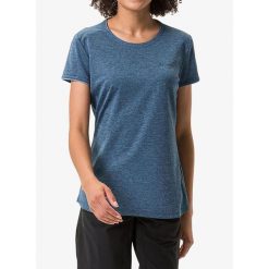 Koszulka szybkoschnąca damska Vaude Essential T-Shirt. Niebieskie koszulki sportowe Vaude, bez wzorów, bez ramiączek. Za 125.99 zł.
