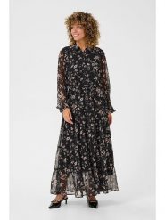 Cream Sukienka w kolorze czarno-jasnoróżowym rozmiar: 38. Czarne sukienki Cream, na co dzień, bez wzorów, z tkaniny, bez kołnierzyka, bez ramiączek, maxi, proste. Za 208.99 zł.