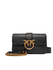 PINKO Torebka Love One Mini Slouchy Fl PE 25 PLTT 104340 A2C2 Czarny. Czarne torebki klasyczne Pinko, bez wzorów, ze skóry, bez dodatków. Za 1,099.00 zł.