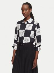KARL LAGERFELD Bluzka B3W11017 Kolorowy Regular Fit. Bluzki KARL LAGERFELD, bez wzorów, z wiskozy, bez kołnierzyka, bez ramiączek. Za 779.99 zł.