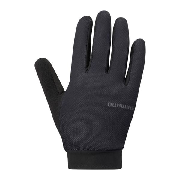 Damskie rękawiczki rowerowe EXPLORER FF, czarne. Czarne rękawiczki Shimano, bez wzorów, sportowe. Za 259.90 zł.