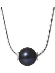 Pearline Srebrny naszyjnik z perłą - dł. 42 cm rozmiar: onesize. Czarne naszyjniki Pearline, z perłą, srebrne. Za 217.99 zł.