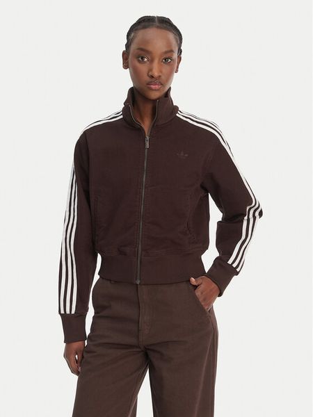 Adidas Bluza Firebird KD2937 Brązowy Regular Fit. Brązowe bluzy Adidas, s, bez wzorów, z bawełny, bez kaptura. Za 320.99 zł.