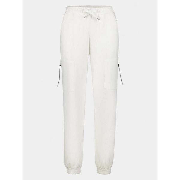 Joggery damskie Luhta Anjala. Białe spodnie dresowe Luhta, xs, bez wzorów, z dresówki, na fitness i siłownię. Za 399.00 zł.