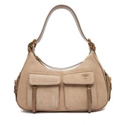Torebka PINKO. Brązowe torebki klasyczne Pinko, bez wzorów, bez dodatków. Za 1,299.00 zł.