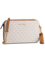 MICHAEL Michael Kors Torebka Crossbodies 32F8GF5M2B Beżowy. Brązowe torebki klasyczne MICHAEL Michael Kors, bez wzorów, ze skóry, bez dodatków. Za 1,049.00 zł.