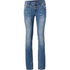 Heine Dżinsy - Slim fit - w kolorze niebieskim rozmiar: 44. Niebieskie jeansy Heine, bez wzorów. Za 131.74 zł.