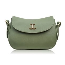 Torebka damska ze skóry syntetycznej zielona na ramię SP-21-GRE. Zielone torby na ramię bez wzorów, ze skóry, na ramię, bez dodatków. Za 89.00 zł.