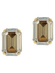 Otazu Pozłacane kolczyki-wkrętki z kryształami Swarovski rozmiar: onesize. Żółte kolczyki Otazu, z kryształem, pozłacane. Za 173.99 zł.