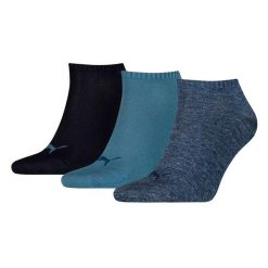 Zwykłe Skarpety Do Kostki Unisex Dla Dorosłych (zestaw 3 Sztuk). Niebieskie skarpety Puma, bez wzorów. Za 57.99 zł.