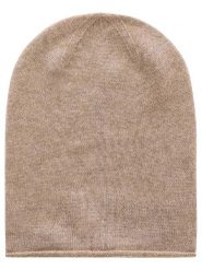 Zwillingsherz Kaszmirowa czapka beanie w kolorze beżowym rozmiar: onesize. Brązowe czapki Zwillingsherz, bez wzorów, z kaszmiru. Za 159.95 zł.