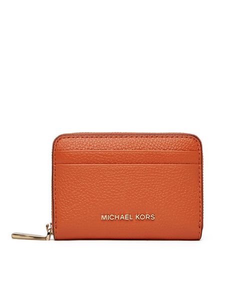 MICHAEL Michael Kors Portfel 32T4GJ6Z5L Pomarańczowy. Brązowe portfele MICHAEL Michael Kors, bez wzorów, ze skóry. Za 429.99 zł.
