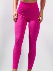 Legginsy sportowe - różowy. Czerwone legginsy Sinsay, l, bez wzorów. Za 39.99 zł.