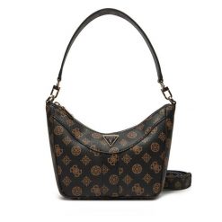 Torebka Guess. Brązowe torebki klasyczne Guess, z aplikacjami, bez dodatków. Za 299.99 zł.