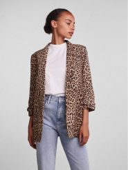 Pieces Marynarka 17126850 Brązowy Regular Fit. Brązowe marynarki i żakiety Pieces, xs, bez wzorów, z syntetyku. Za 219.99 zł.