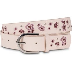 Pasek bonprix beżowo-srebrny kolor. Czerwone paski bonprix, bez wzorów. Za 24.99 zł.
