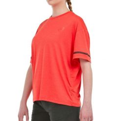 Bullpadel Elgar Short Sleeve T-shirt Woman. Czerwone t-shirty bullpadel, bez wzorów, bez kołnierzyka, bez ramiączek. W wyprzedaży za 154.15 zł.