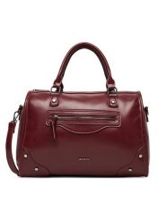 JENNY Torebka C-JNY-M-013-08 Bordowy. Czerwone torebki klasyczne Jenny, bez wzorów, z materiału, bez dodatków. Za 169.99 zł.