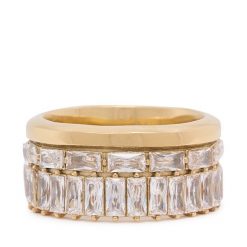 Pierścionek Guess. Żółte pierścionki Guess, złote. Za 349.99 zł.