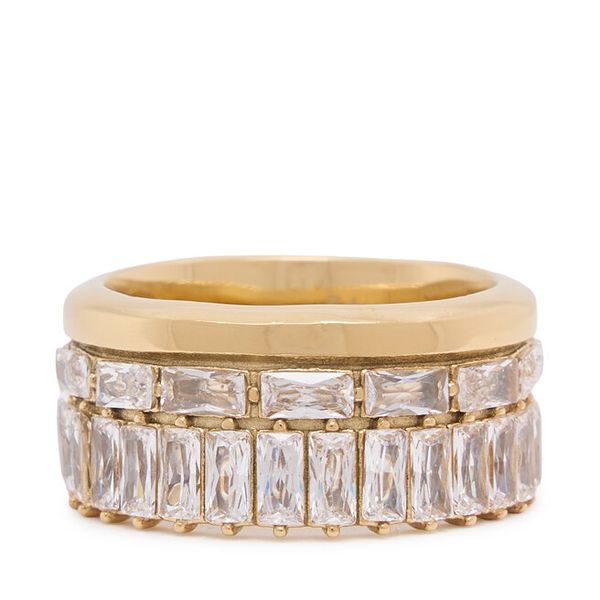 Pierścionek Guess. Żółte pierścionki Guess, złote. Za 349.99 zł.