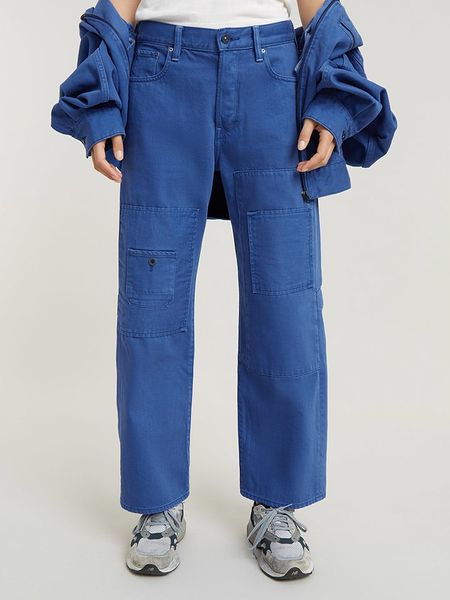 G-Star Spodnie w kolorze niebieskim rozmiar: W32/L32. Niebieskie spodnie materiałowe G-Star, l, z aplikacjami, z bawełny. Za 195.31 zł.