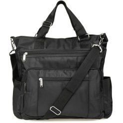 Lekka shopperka czarna Beltimore J30. Czarne shopper bez wzorów, bez dodatków. Za 71.49 zł.