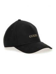 Guess Kapelusz 177119 Czarny. Czarne kapelusze Guess, z aplikacjami, z bawełny. Za 159.99 zł.