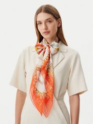 Guess Szal AW5297 SIL12 Koralowy. Pomarańczowe rękawiczki Guess, z aplikacjami, z syntetyku. Za 299.99 zł.