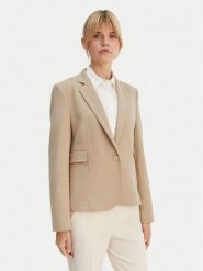 BOSS Marynarka Jia14 50556336 Beżowy Slim Fit. Brązowe marynarki i żakiety Boss, bez wzorów, z syntetyku. Za 1,349.00 zł.