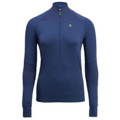 Bluza do narciarstwa biegowego z półgolfem damska Silvini Latera. Niebieskie bluzy Silvini, na jesień, xl, bez wzorów, z materiału, bez kaptura. Za 259.99 zł.