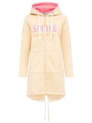 Zwillingsherz Bluza "Smile Everyday" w kolorze żółtym rozmiar: S. Żółte bluzy Zwillingsherz, s, bez wzorów, z bawełny, bez kaptura. Za 195.95 zł.