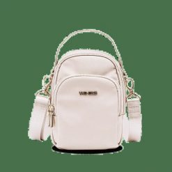 Mała torba crossbody ROSELLA BEIGE. Brązowe torby na ramię Wings, bez wzorów, z materiału, eleganckie, na ramię, małe, bez dodatków. Za 99.90 zł.