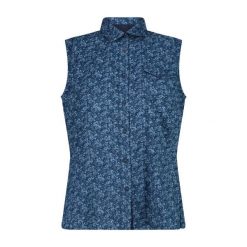 Koszula damska CMP. Niebieskie koszule CMP, xs, bez wzorów, z materiału, bez kołnierzyka, bez ramiączek. Za 225.00 zł.