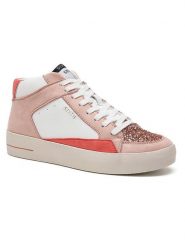 Sixth Sens Sneakersy w kolorze biało-jasnoróżowo-różowym rozmiar: 39. Białe trampki Sixth Sens, bez wzorów, za kostkę, bez zapięcia. Za 176.08 zł.