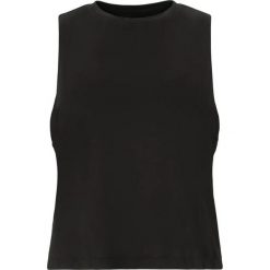 Damski tank top Athlecia Pacy. Czarne topy Athlecia, bez wzorów, bez kołnierzyka, bez ramiączek. Za 105.00 zł.