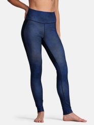 KARI TRAA Legginsy sportowe "Fierce" w kolorze czarno-granatowym rozmiar: XL. Czarne legginsy sportowe Kari Traa, xl, bez wzorów, z podwyższonym stanem, outdoorowe. Za 118.84 zł.