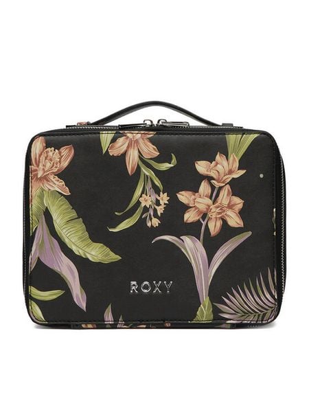 Roxy Kosmetyczka WB-RX-W1-004-SS26 Czarny. Czarne kufry i kosmetyczki Roxy, bez wzorów, ze skóry, bez dodatków. Za 119.99 zł.