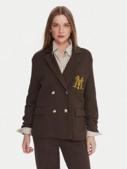 Maryley Marynarka 25IB288/M02/07CO Brązowy Regular Fit. Brązowe marynarki i żakiety Maryley, m, bez wzorów, z syntetyku. Za 649.99 zł.