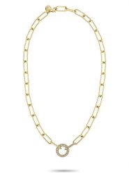 Tamaris Naszyjnik z cyrkoniami - dł. 45 cm rozmiar: onesize. Naszyjniki Tamaris, z cyrkonią, ze stali. Za 130.99 zł.