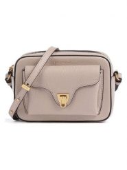 COCCINELLE Skórzana torebka w kolorze beżowym - 18 x 11 x 5 cm rozmiar: onesize. Brązowe torby na ramię Coccinelle, bez wzorów, z materiału, na ramię, bez dodatków. Za 662.95 zł.